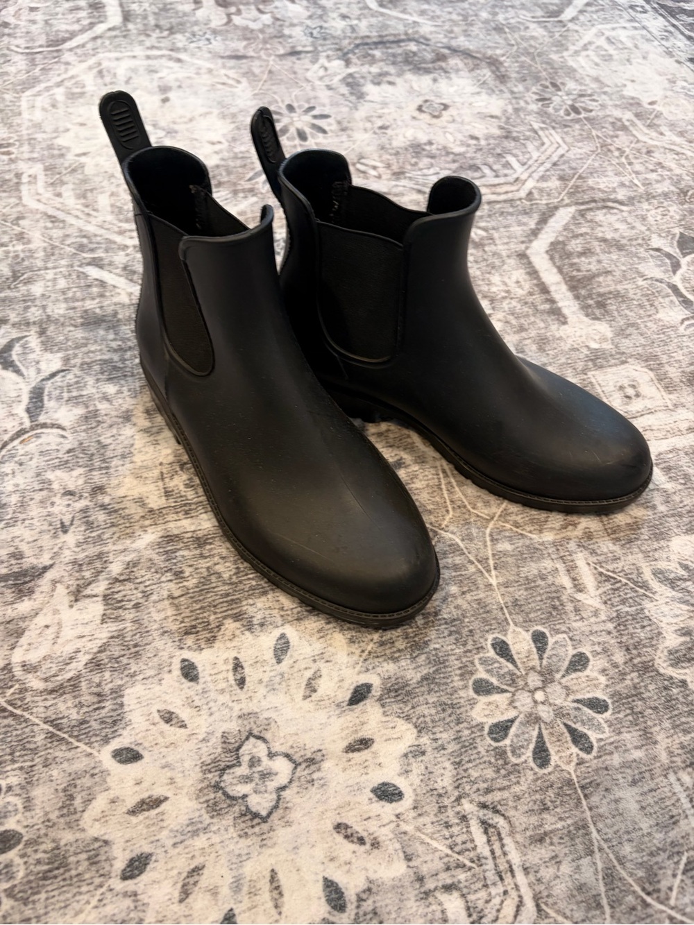 Amazon Black Chelsea Waterproof Ankle Rain Booties